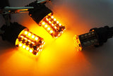 2 pieces of 40 SMD LED 580 7443 W21/5W 582 7440 W21W 992 Light bulb amber