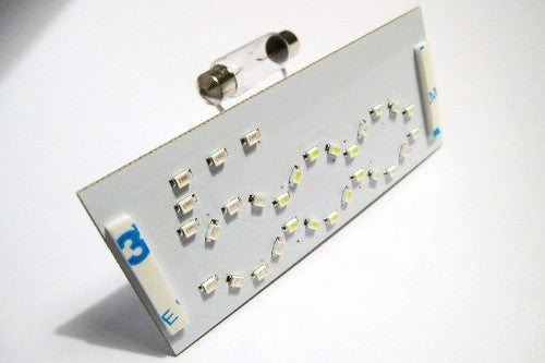 New Fiat 500 Interior 30 SMD LED Dome Map Light Panel white