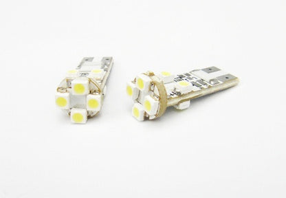 2 pieces of 8 SMD LED No Error T10 168 194 2825 501 W5W wedge light bulb white