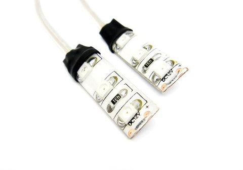 2 pieces of 3 SMD LED universal light strip amber