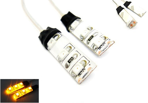 2 pieces of 3 SMD LED universal light strip amber