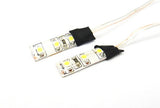 2 pieces of 3 SMD LED universal light strip white