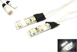 2 pieces of 3 SMD LED universal light strip white