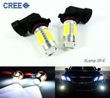 2 pieces of 9006 HB4 CREE LED Projector Light with 4 Plasma SMD LED 11W white