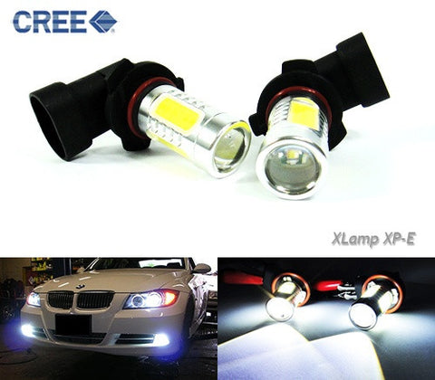 2 pieces of 9006 HB4 CREE LED Projector Light with 4 Plasma SMD LED 11W white