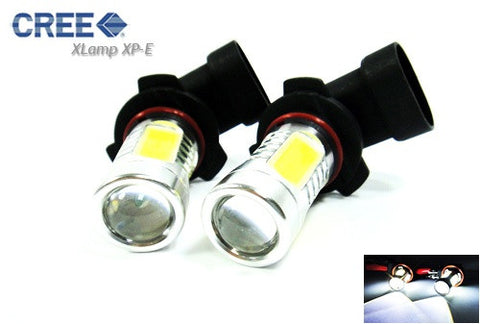 2 pieces of 9006 HB4 CREE LED Projector Light with 4 Plasma SMD LED 11W white