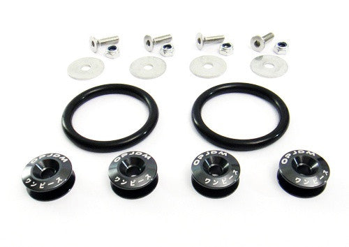 Quick Release Bumper Fender Trunk / Hatch Lid Fastener kit titanium