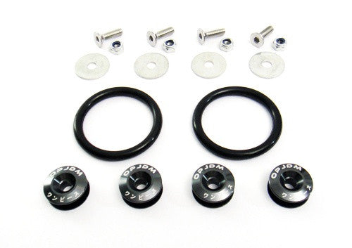 Quick Release Bumper Fender Trunk / Hatch Lid Fastener kit titanium