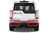 2x LED Bumper Reflector Clear lens Tail Brake Light Red Backup lamp White LR3 LR4 Range Rover Sport