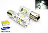 2 pieces of 15 SAMSUNG High Power 2835 SMD LED 382 1156 7506 BA15s P21W Light bulb 15W white