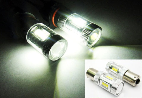 2 pieces of 15 SAMSUNG High Power 2835 SMD LED 382 1156 7506 BA15s P21W Light bulb 15W white