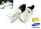 2 pieces of 15 SAMSUNG High Power 2835 SMD LED 3156 3157 3357 3057 Light bulb 15W white
