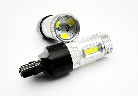 2 pieces of 15 SAMSUNG High Power 2835 SMD LED 580 7443 W21/5W 582 7440 W21W Light bulb 15W white