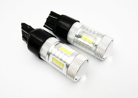 2 pieces of 15 SAMSUNG High Power 2835 SMD LED 580 7443 W21/5W 582 7440 W21W Light bulb 15W white