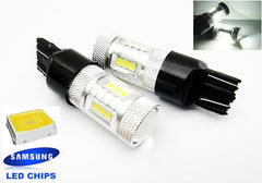 2 pieces of 15 SAMSUNG High Power 2835 SMD LED 580 7443 W21/5W 582 7440 W21W Light bulb 15W white