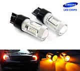 2x 15 SAMSUNG High Power 2835 SMD LED 182 3156 P27W 180 3157 3057 P27/7W Light bulb 15W amber