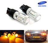 2x 15 SAMSUNG High Power 2835 SMD LED 182 3156 P27W 180 3157 3057 P27/7W Light bulb 15W amber