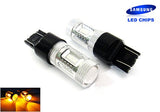 2x 15 SAMSUNG High Power 2835 SMD LED 182 3156 P27W 180 3157 3057 P27/7W Light bulb 15W amber