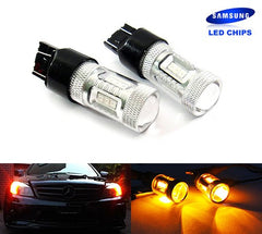 2x 15 SAMSUNG High Power 2835 SMD LED 182 3156 P27W 180 3157 3057 P27/7W Light bulb 15W amber