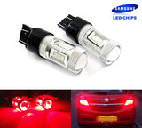 2x 15 SAMSUNG High Power 2835 SMD LED 182 3156 P27W 180 3157 3057 P27/7W Light bulb 15W red