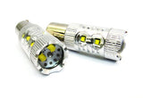 2 pieces of 566 BAZ15d 7225 P21/4W 10x CREE XB-D LED Projector Light bulb 50W white