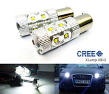 2 pieces of 566 BAZ15d 7225 P21/4W 10x CREE XB-D LED Projector Light bulb 50W white