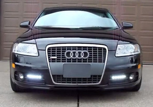 2x Universal Euro style Switchback White/Amber 36 SAMSUNG SMD LED Daytime Running Light DRL Fog Lamp
