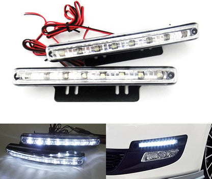 Universal 8 LED Daytime Running Light Daylight / Lamp DRL