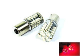2 pieces of 40 SMD LED 382 (P21W) 1156 7506 BA15s Light bulb red