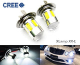 2x H7 (499) CREE XR-E LED Projector Light w/ 6 Plasma SMD LED 14W white