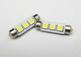 2 pieces of Error Free high power 3 SMD LED 37mm C5W 272 6418 Festoon bulb white