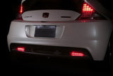 2x LED Bumper Reflector Clear lens Tail Brake Light Red Backup lamp White Honda type I