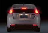 2x LED Bumper Reflector Clear lens Tail Brake Light Red Backup lamp White Honda type I