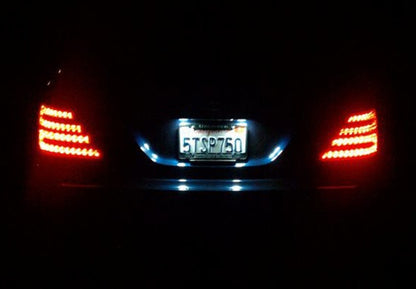 LED License Number Plate Light lamp OEM replacement kit Mercedes W204 W212 W221 C216