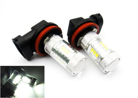 2 pieces of 15 SAMSUNG High Power 2835 SMD LED H11 H8 Light bulb 15W white