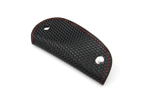 Premium Leather 3D Carbon Fiber Pattern Smart Key holder 109x48mm