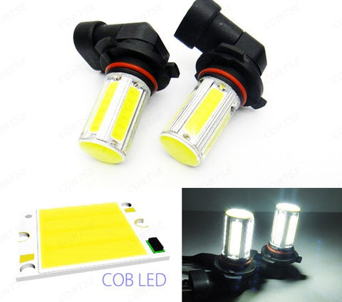 2 pieces of LUFFY 9005 HB3 9145 H10 High Power COB LED Light bulb 25W white