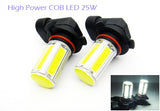 2 pieces of LUFFY 9005 HB3 9145 H10 High Power COB LED Light bulb 25W white