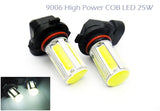 2 pieces of LUFFY 9006 HB4 High Power COB LED Light bulb 25W white