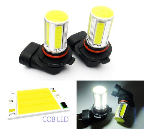 2 pieces of LUFFY 9006 HB4 High Power COB LED Light bulb 25W white