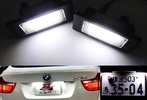 LED License Number Plate Light lamp OEM replacement kit BMW E90 E71 E70 E60 E39
