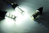 2 pieces of 18 high power SMD LED 566 BAZ15d 7225 P21/4W Light bulb white