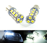 2 pieces of 18 high power SMD LED 566 BAZ15d 7225 P21/4W Light bulb white