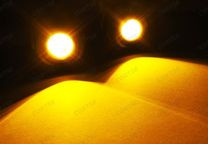 Universal 3W high power LED Eagle Eye kit Daytime Running Light DRL / Fog Lamp Amber