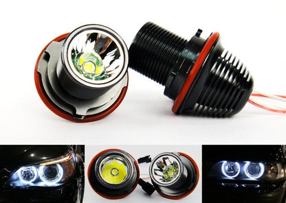 BMW xenon white 10W CREE LED Angel Eyes / Halo Ring replacement Light E39 E60 E63 E65 E53