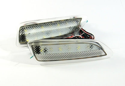 2x LED Bumper Reflector Clear lens Tail Brake Light Red Backup lamp White 2011+ CT200h Corolla