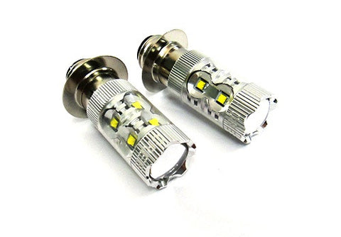 2 pieces of H6M PX15d 10x CREE XB-D LED Projector Headlight Light bulb 50W white