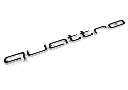 Audi Quattro RS6 Style Logo Badge Grille Emblem Chrome