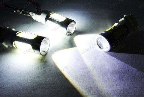 2x 580 7443 W21/5W 582 7440 W21W 992 CREE LED Projector Light w/ 4 Plasma SMD LED 11W white