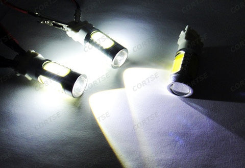 2 pieces of 382 (P21W) 1156 7506 BA15s CREE LED Projector Light w/ 4 Plasma SMD LED 11W white
